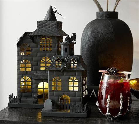 target haunted house candle holder castle metal|target halloween candle holders.